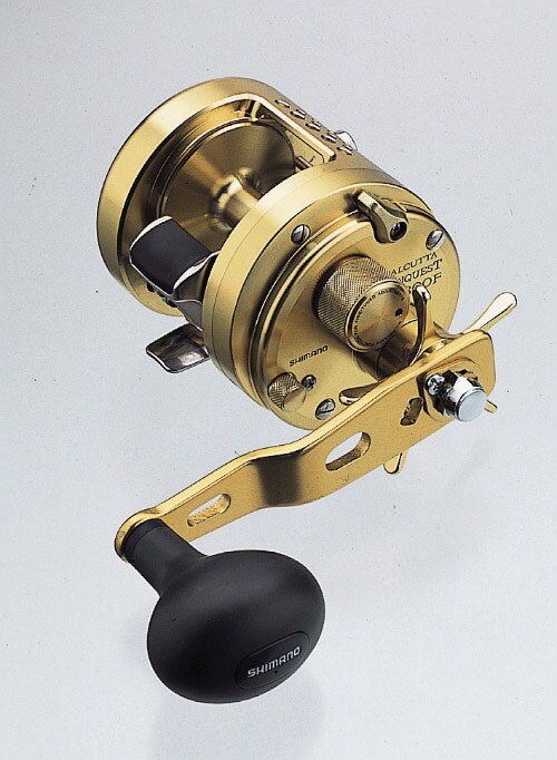 Rare Shimano Calcutta TE 100GT Baitcasting Fishing Reel Gold Total