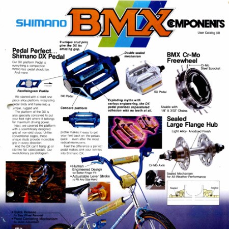 伝説★ シマノSHIMANO DX old school  bmx BMXペダル