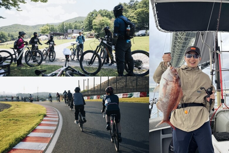 MTBイベント、シマノ鈴鹿ロード、タイラバ体験の様子